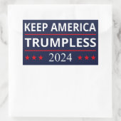 Behalt Amerika: Trumpless VII Rechteckiger Aufkleber (Tasche)