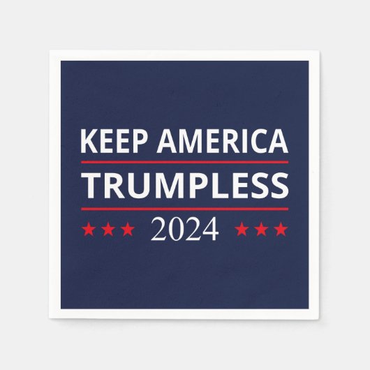 Behalt Amerika: Trumpless VII Serviette (Vorderseite)