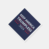 Behalt Amerika: Trumpless VII Serviette (Ecke)