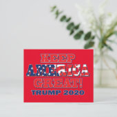 Behalt Amerika wieder groß Postkarte (Stehend Vorderseite)