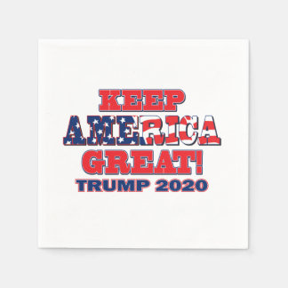 Behalt Amerika wieder groß Trump 2020 Serviette