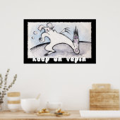 behalt auf Dämpfe' Poster (Küche)