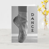 BEHALT AUF DEINEN TOES, tanze "30." GEBURTSTAG Karte (Gelbe Blume)