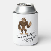 Behalt auf dem Bigfoot-Autogramm von Glaube Dosenkühler (Kanne Rückseite)