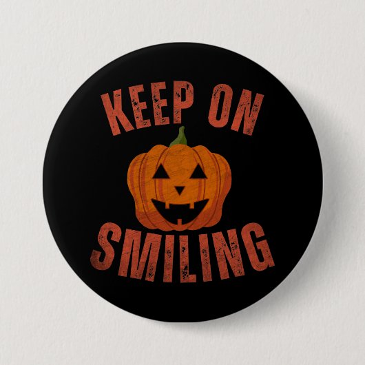 BEHALT AUF DEM KLEINEN HALLOWEEN GESCHENK BUTTON (Vorderseite)