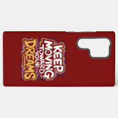 "Behalt auf dem Weg zu deinen Träumen" Motivierend Samsung Galaxy Hülle (Rückseite (Horizontal))