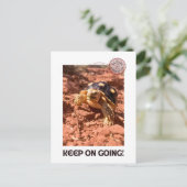 Behalt auf dem Weg zur Inspiration-Verkleidung der Postkarte (Stehend Vorderseite)