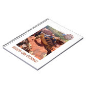 Behalt auf dem Weg zur Inspirationscoddiwoming-Tor Notizblock (Linke Seite)