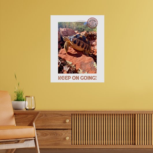 Behalt auf dem Weg zur Inspirationscoddiwoming-Tor Poster (Wohnzimmer 2)