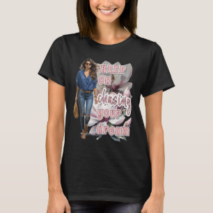 Behalt auf der Suche nach Ihrem Traumaufkleber T-Shirt