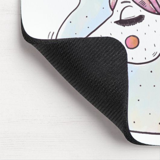 Behalt auf Dreaming Whimsical Unicorn Mousepad (Ecke)