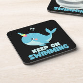 Behalt auf Kawaii Whale Getränkeuntersetzer (Linke Seite)