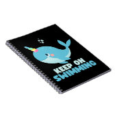 Behalt auf Kawaii Whale Notizblock (Rechte Seite)