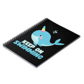 Behalt auf Kawaii Whale Notizblock (Linke Seite)