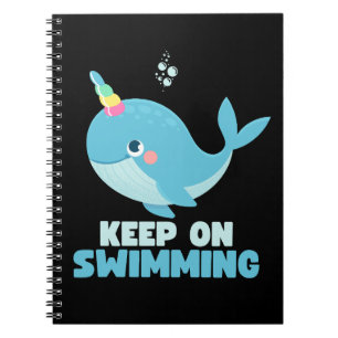 Behalt auf Kawaii Whale Notizblock