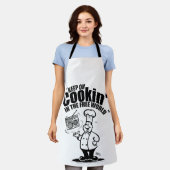 Behalt auf Kochkunst in der freien Welt Schürze (Getragen)