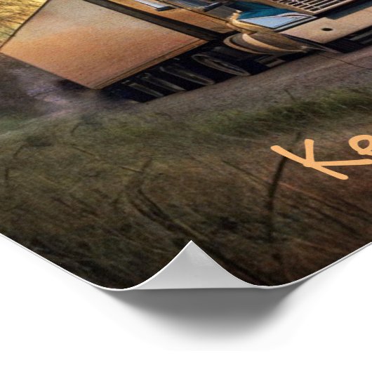 Behalt auf LKW Poster (Ecke)