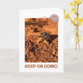 Behalt auf Motivierend Kabeljauentwicklung Tortois Karte (Gelbe Blume)