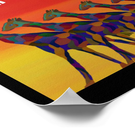 Behalt auf Moving Forward Motivation Poster (Ecke)