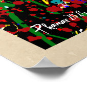 Behalt auf Paint Spritzer Poster (Ecke)