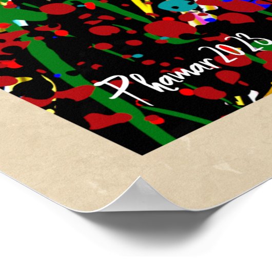 Behalt auf Paint Spritzer Poster (Ecke)