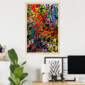 Behalt auf Paint Spritzer Poster (Heimbüro)