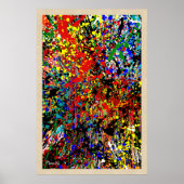 Behalt auf Paint Spritzer Poster (Vorne)