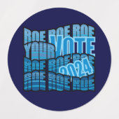 BEHALT AUF ROWING - ROE ROE ROE ROE IHRE STIMME ETIKETTEN (Design 1)