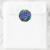 "Behalt auf!" Sea Turtle and Baby Stickers (Tasche)
