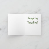 Behalt auf Truckin Geburtstag Karte (Innenseite)