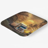 Behalt auf Truckin Geburtstag Pappteller (Gewinkelt)