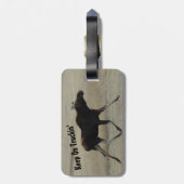 Behalt auf Truckin' Moose Gepäckanhänger (Rückseite vertikal)