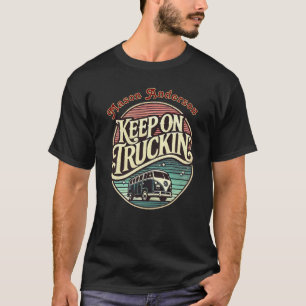 Behalt auf Truckin Retro 60's Personalisiert T-Shirt
