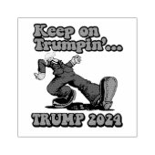 Behalt auf Trumpin Gummistempel (Prägung)
