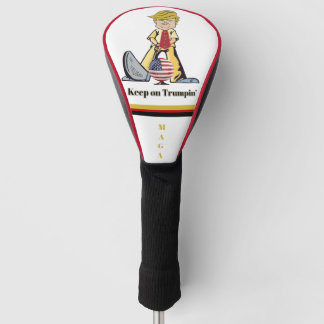 Behalt auf Trumpin' Maga Golf Headcover