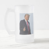 Behalt auf Trumpin Mattglas Bierglas (Links)