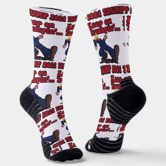 Behalt auf Trumpin! Socken (Gewinkelt)