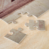 Behalt aus, Gebäude verlassen. Puzzle (Seite)