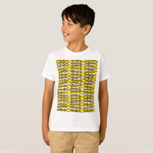 Behalt aus! Gelbes Band und Stacheldraht T-Shirt