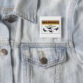Behalt aus! Velociraptor-Zeichen Button (Beispiel)