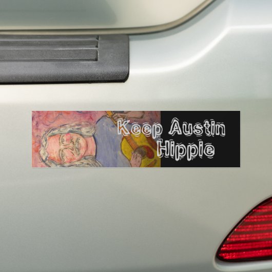 Behalt Austin Hippie Autoaufkleber (Auf Auto)