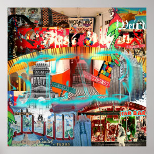 Behalt Austin Weird Poster