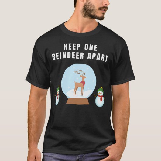 Behalt Behalt eines Rentierteils T-Shirt (Vorderseite)