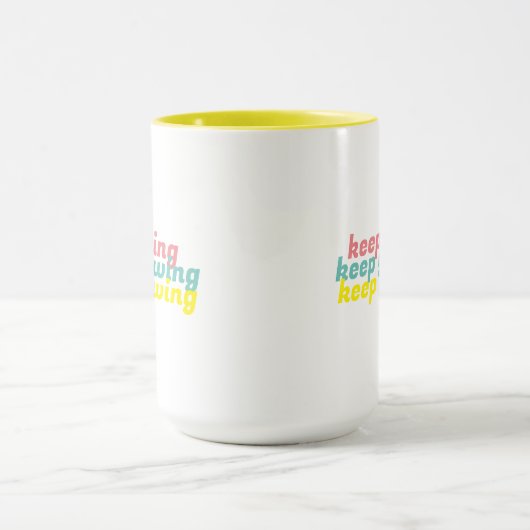 Behalt Behalt Growing Behaltend glühende Tasse (Zentrum)