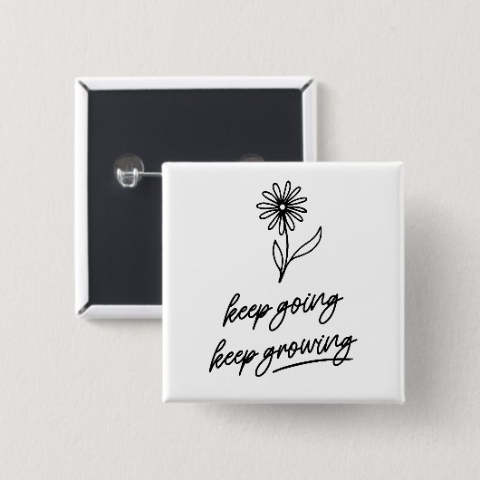 Behalt Behalte wachsen Button (Vorne & Hinten)