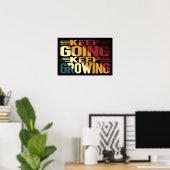 Behalt Behalte wachsen Poster (Heimbüro)