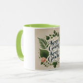 Behalt Behalte wachsen Tasse (Vorderseite Links)