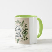 Behalt Behalte wachsen Tasse (VorderseiteRechts)