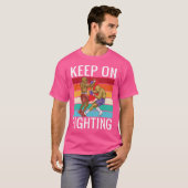 Behalt beim Kampf gegen den Boxer T-Shirt (Vorne ganz)
