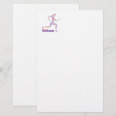 Behalt beim Laufen Briefpapier (Vorne/Hinten)